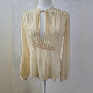 MAX STUDIO Women's Blouse Cream Small